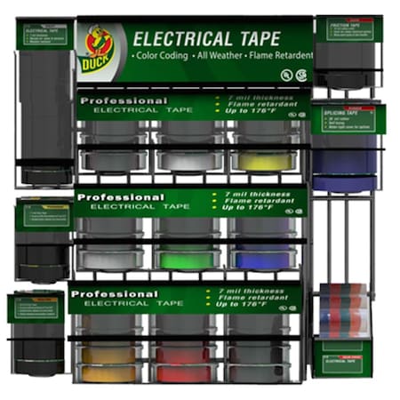Duck Brand Duck 284094 26 x 23 in. Electrical Tape Planogram Rack 197854